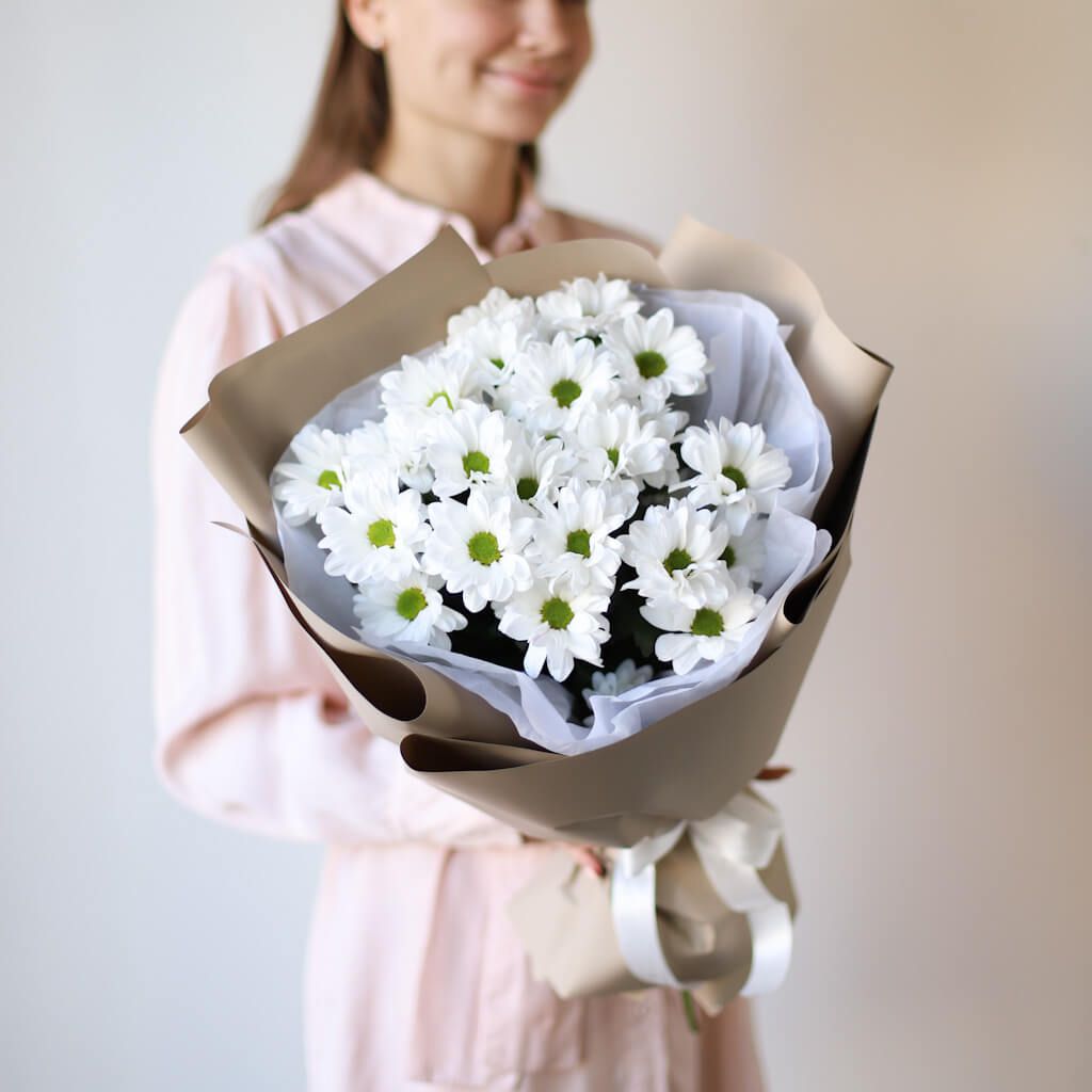 Mini buchet de crizantemă tip mușețel "Gala"