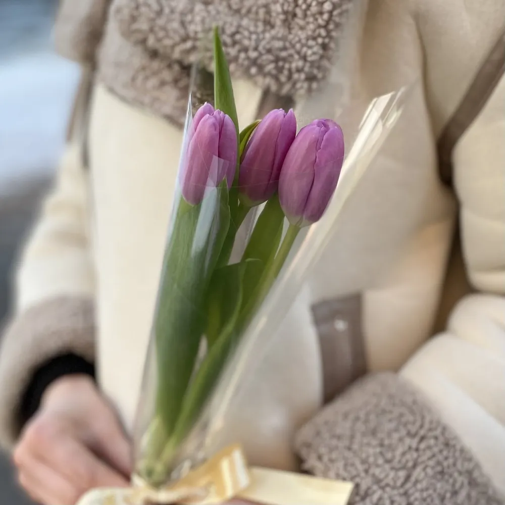 Bouquet of 3 tulips