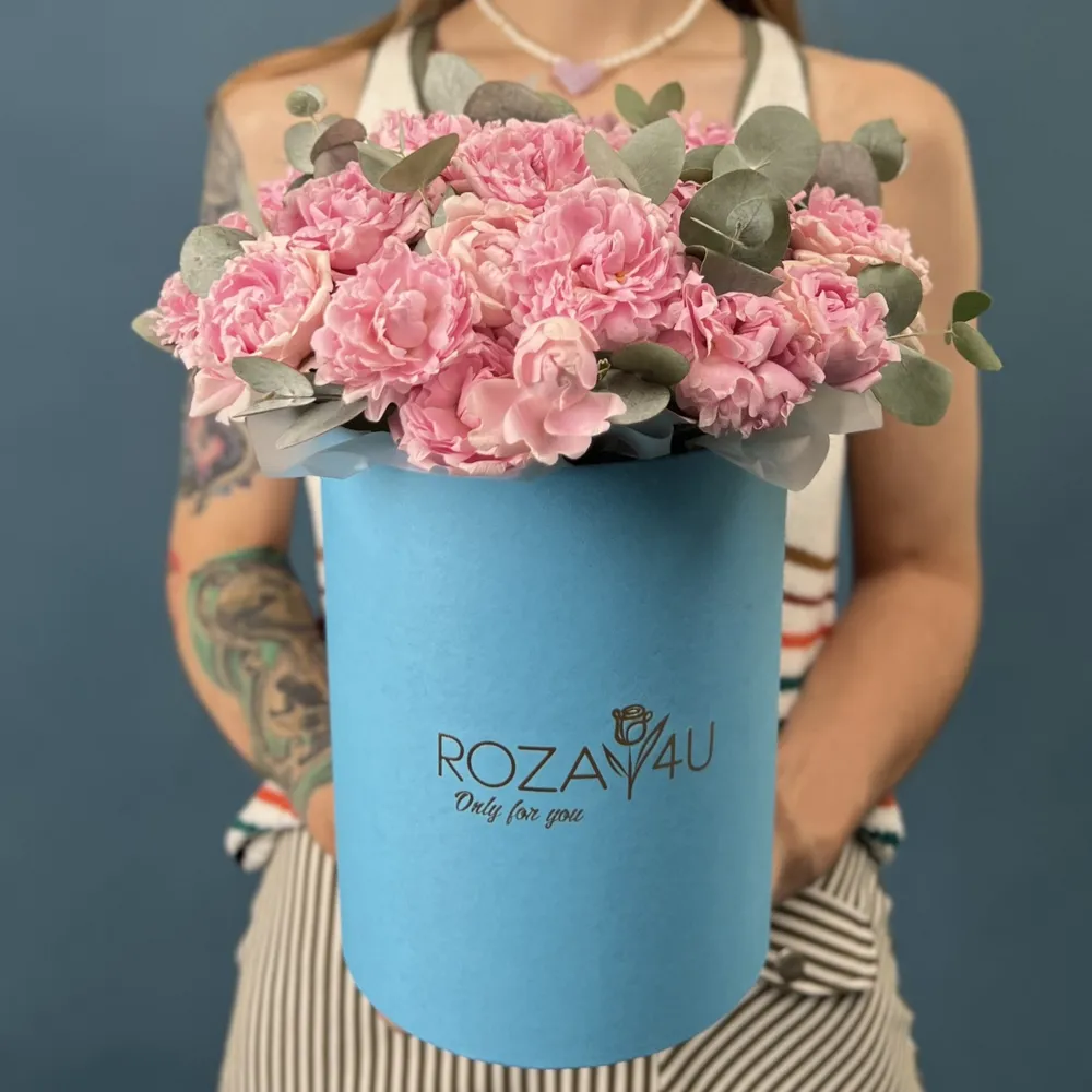 7 de tufă în stil bujor trandafiri cutie