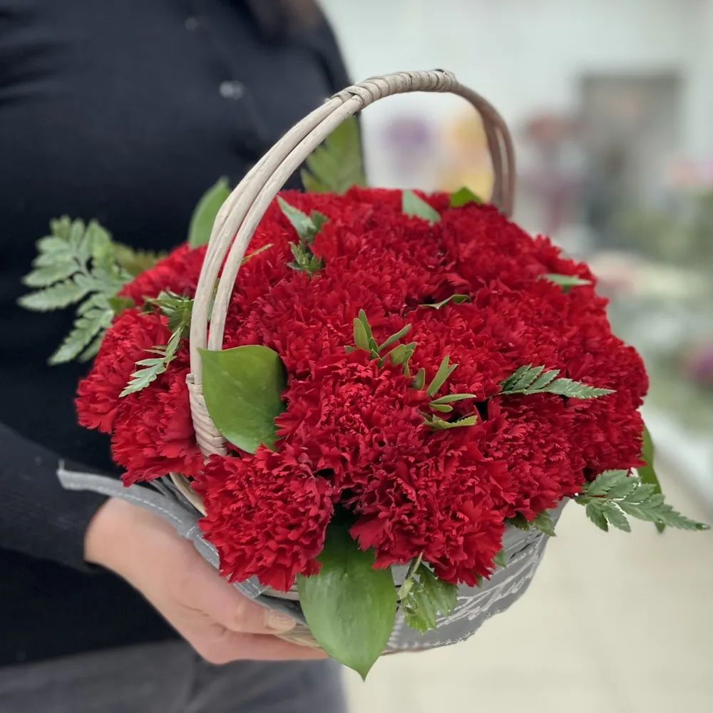 Buchet în coș