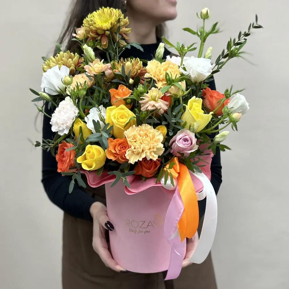 Buchet în cutie