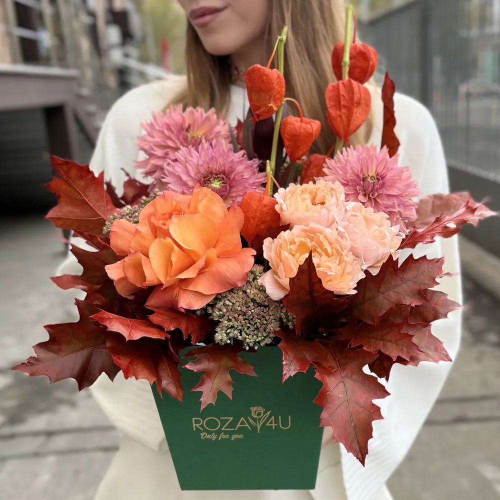 Buchet în cutie