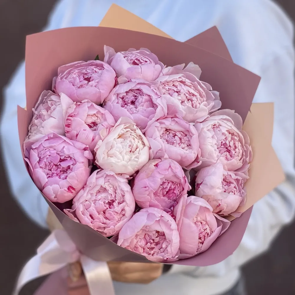 15 Buchet 15 bujori