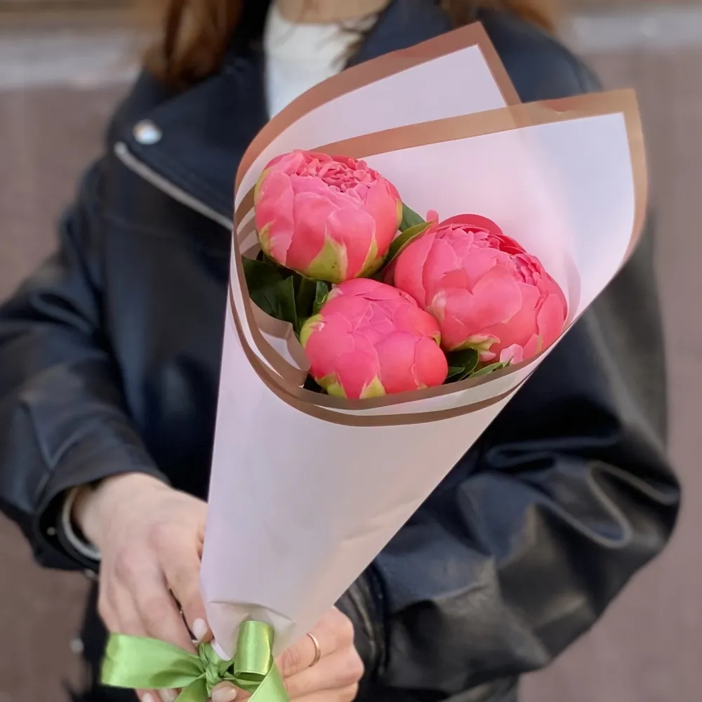 3 Buchet 3 bujori