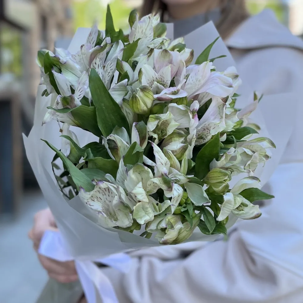 9 Buchet 9 albi - violet