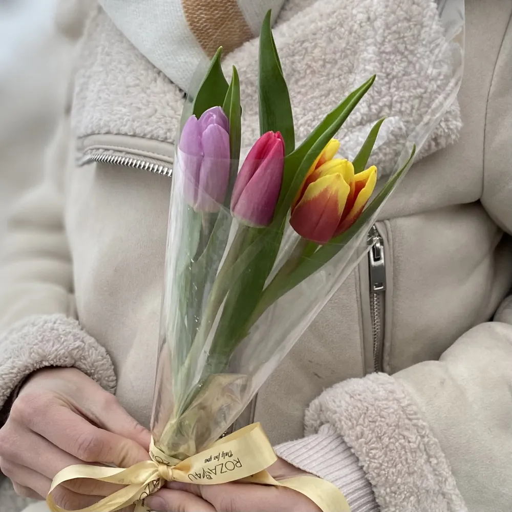 Bouquet of 3 tulips